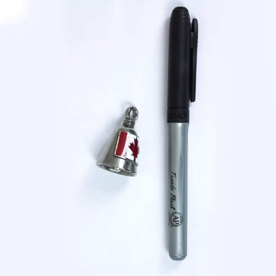 Cloche du gardien de moto du drapeau Open Road CanadaEX-STOCK Canada 