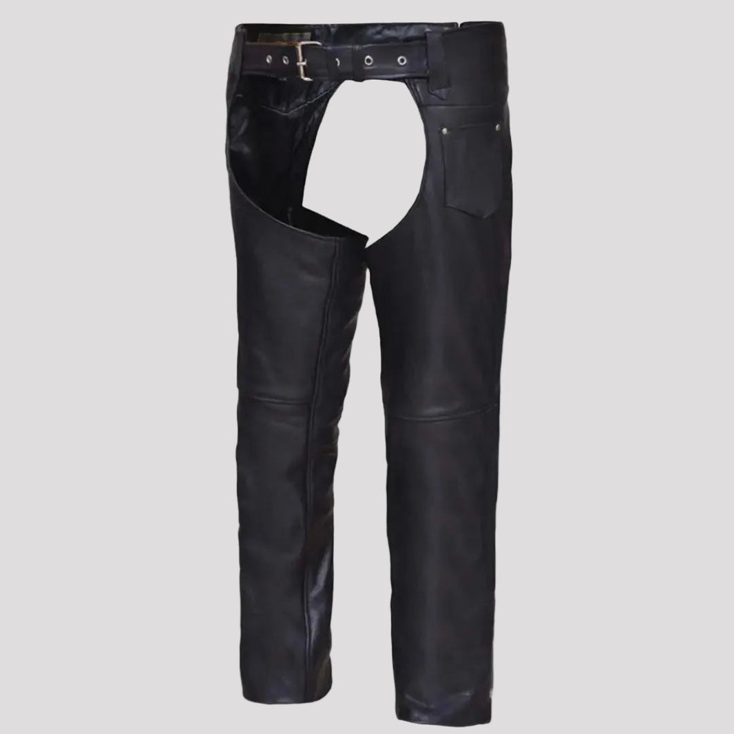 Open Road Heavy Duty Leather Chaps 