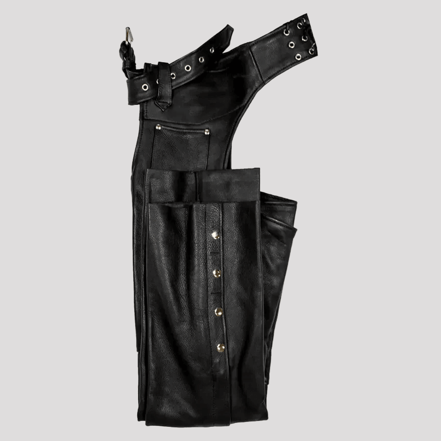 Open Road Heavy Duty Leather Chaps 