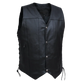 Gilet en cuir à 10 poches pour homme Open RoadEX-STOCK Canada 
