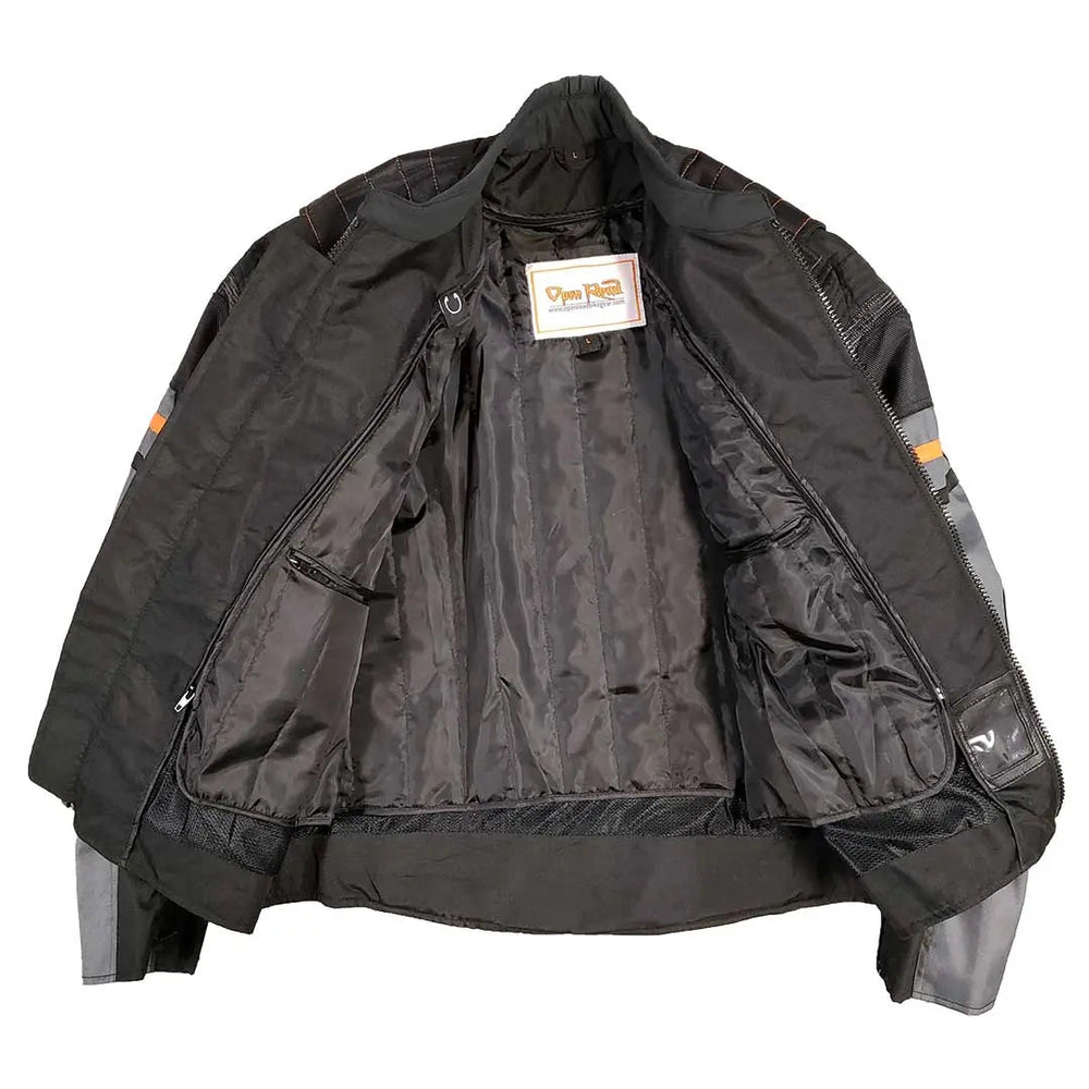 Open Road Men's Armored Textile Motorcycle Jacket EX-STOCK Canada 