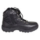 Open Road Men's Black Leather Tactical Lace-Up Boots with Side Zippers Entry EX-STOCK Canada 
