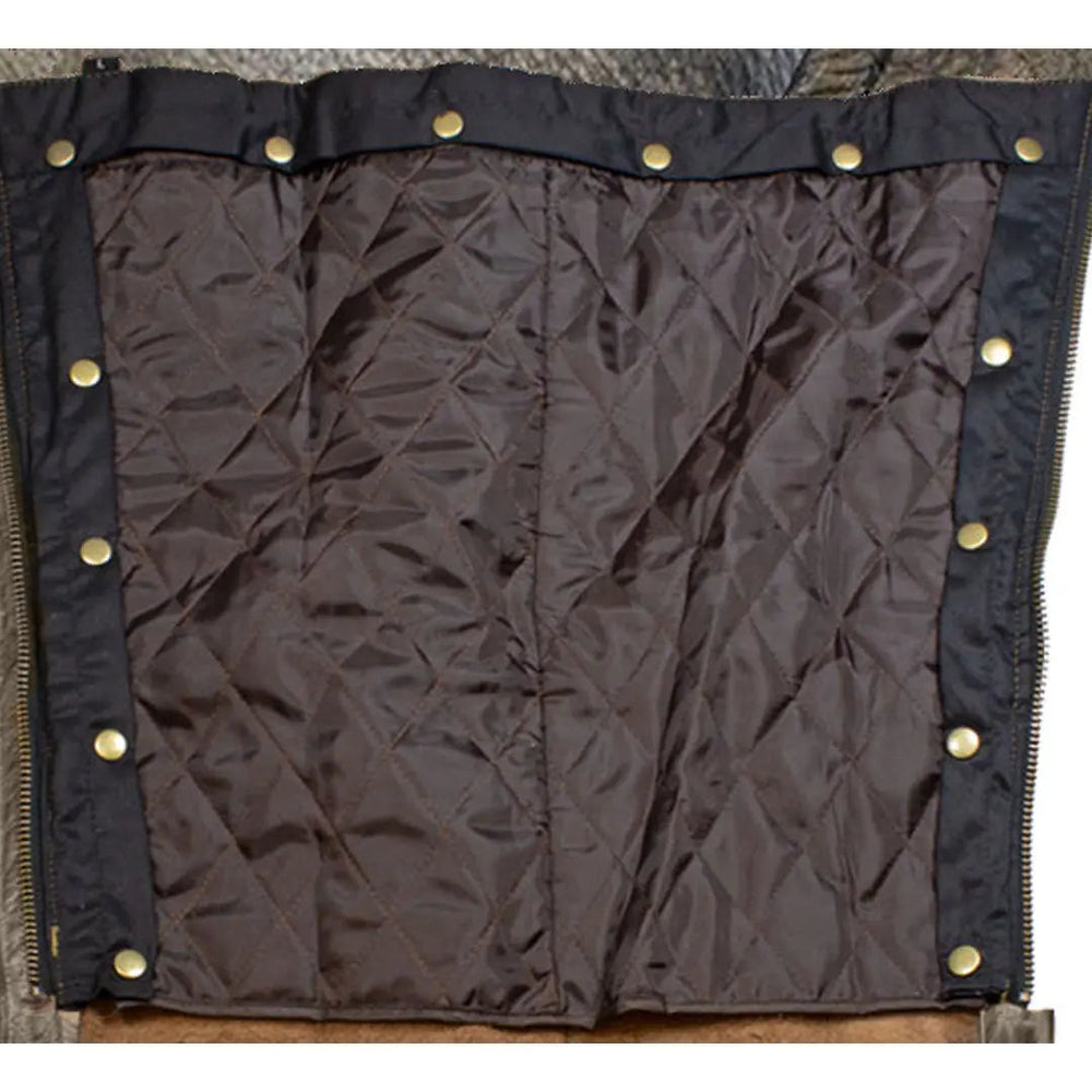 سراويل جلدية رجالية بنية ممزقة من Open Road بأربع جيوبEX-STOCK Canada 