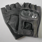 Open Road Men's Fingerless  Leather Motorcycle Gloves EX-STOCK Canada 