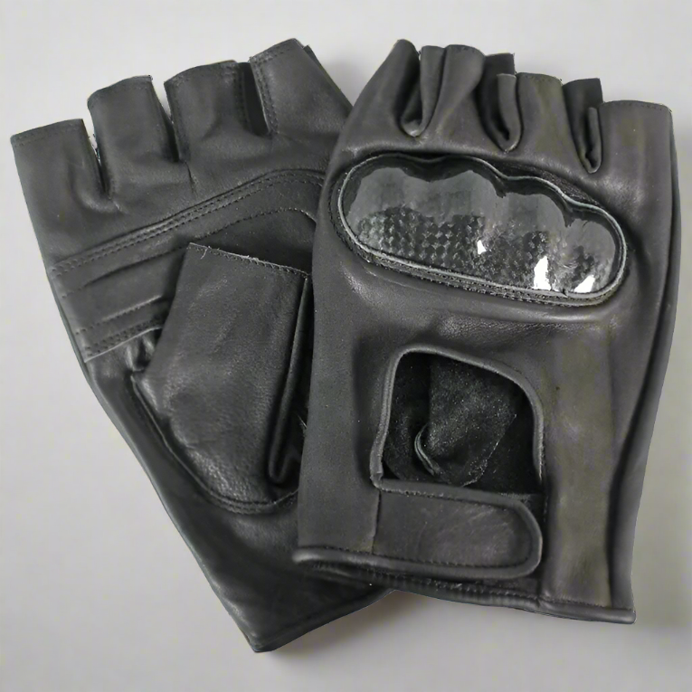 Gants de moto en cuir sans doigts pour homme Open RoadEX-STOCK Canada 
