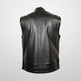Open Road Men's Flannel Lined Leather Club Vest 