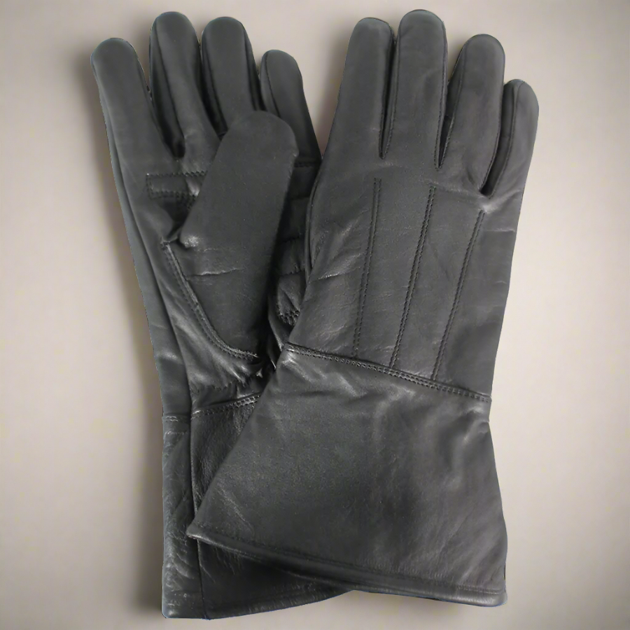 Open Road Men's Gauntlet Leather Motorcycle Gloves EX-STOCK Canada 