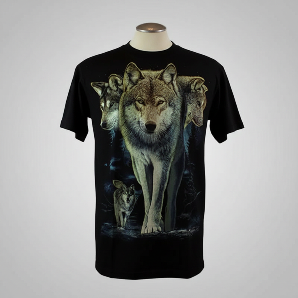 BOL/Open Road Men's Glow In The Dark Wolf T-Shirt 