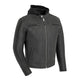 Open Road Men's Hooded Leather Motorcycle Jacket EX-STOCK Canada 