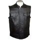 Gilet en cuir pour hommes Open RoadEX-STOCK Canada 