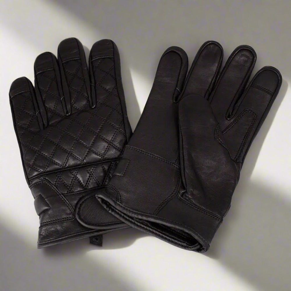 Open Road Men's Leather with Diamond Stitch Gloves EX-STOCK Canada 