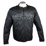 Open Road Men's Reflective Skull Textile Motorcycle Jacket EX-STOCK Canada 