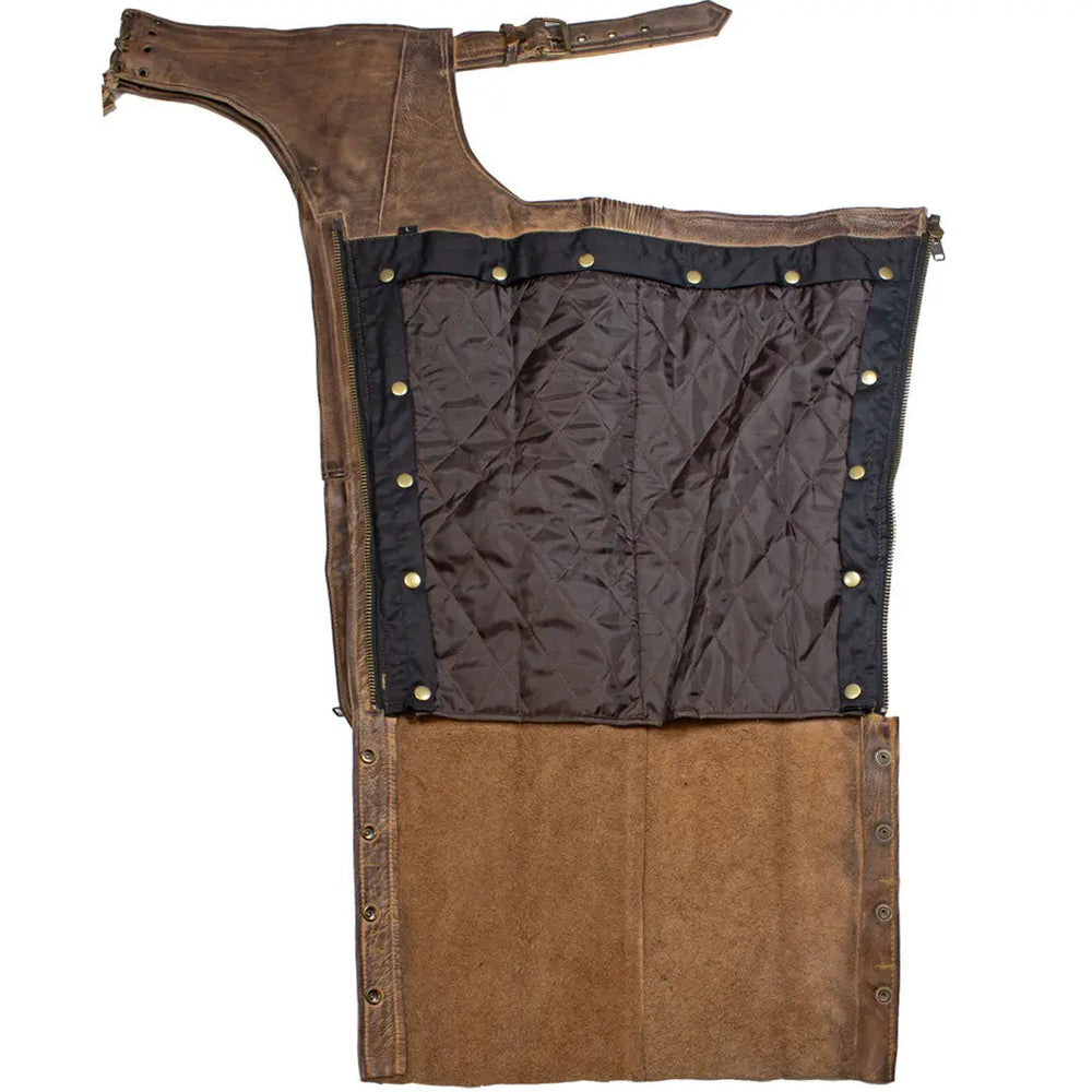 سراويل جلدية رجالية بنية عتيقة من Open Road بأربع جيوبEX-STOCK Canada 