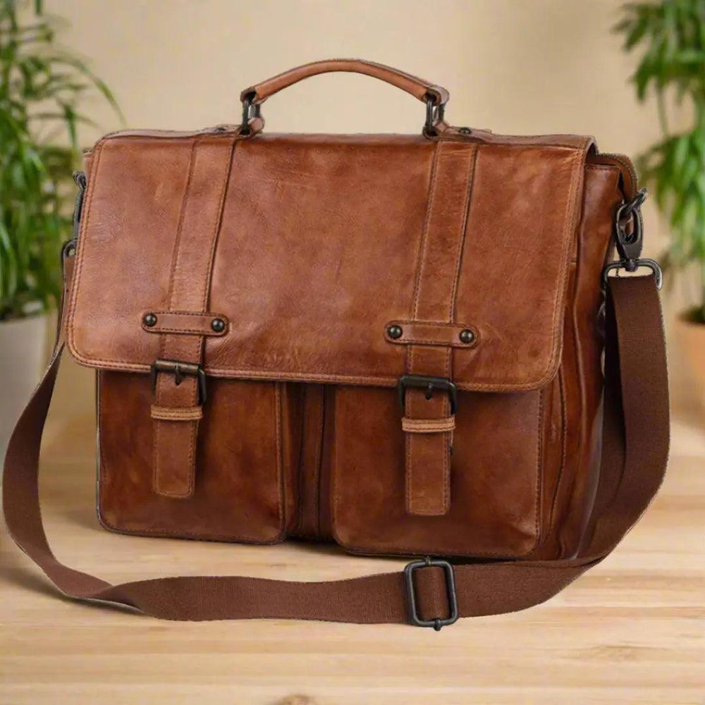 MET Messenger Laptop Leather Bag 
