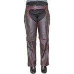 Open Road Women's Dark Purple Wash Leather Chaps EX-STOCK Canada 