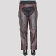 Open Road Women's Dark Purple Wash Leather Chaps 