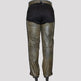 Chaps in pelle marrone consumata da donna Open Road 