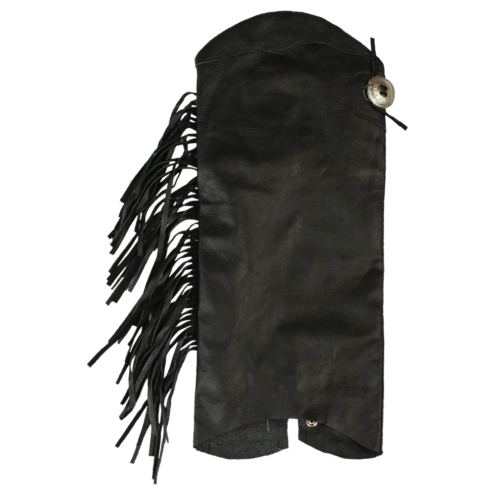 Open Road Women's Side Fringe Leather Half Chaps EX-STOCK Canada 