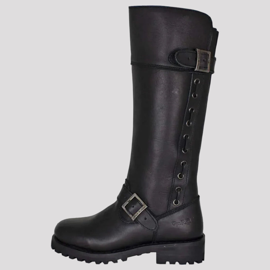 Botas de Motociclista Altas para Mujer Open Road 