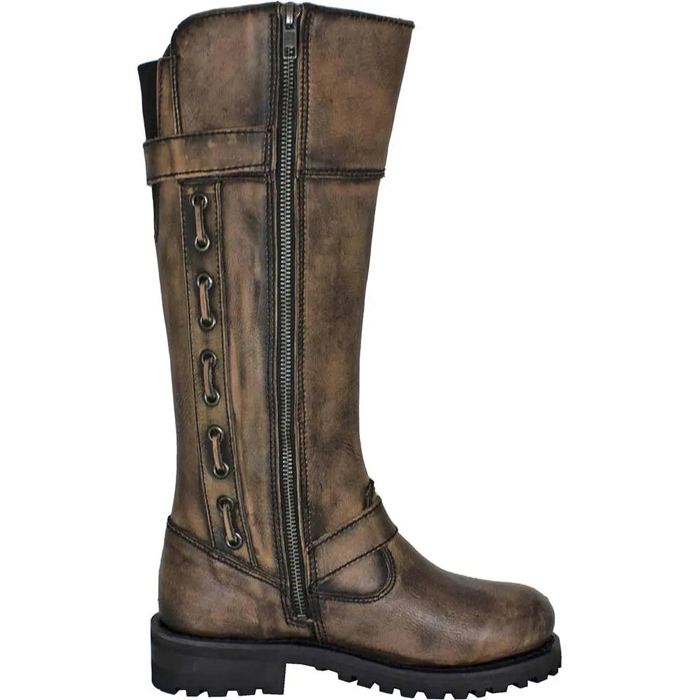 Open Road Women's Tall Motorcycle Boots EX-STOCK Canada 