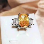 Overturn Stone Inlay Powder Rhinestone Ring - EX-STOCK Canada