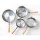 Yoshikawa Yukihira 24 cm Pot | 3.6 L Stainless Steel with Wooden Handle 