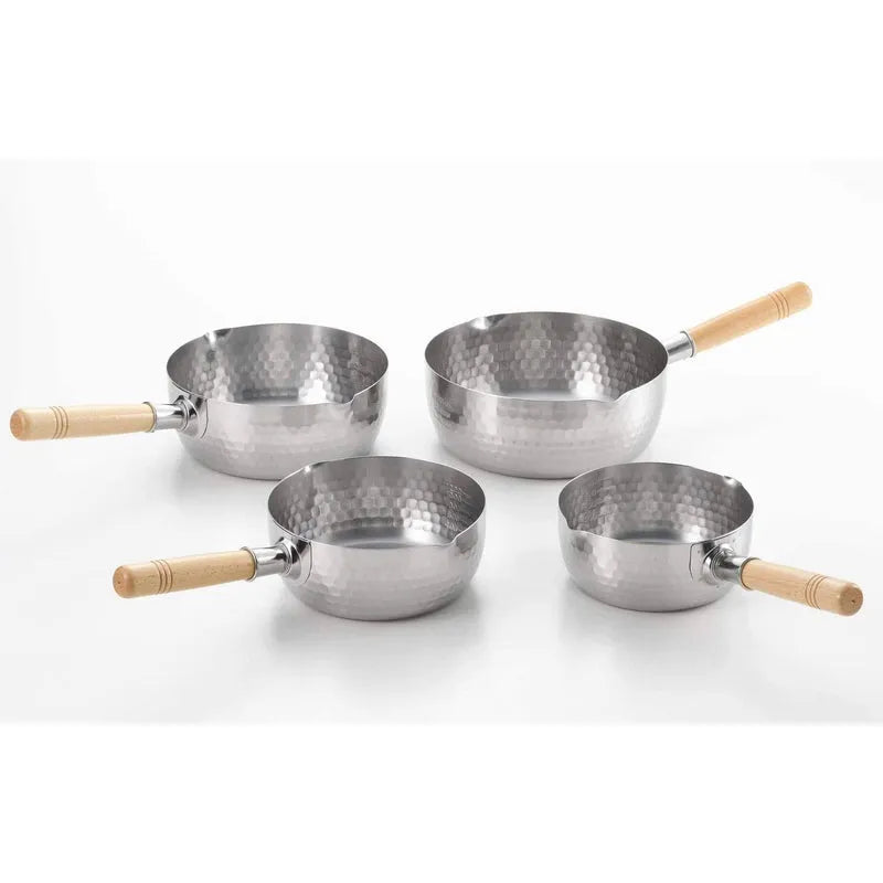 Yoshikawa Yukihira Saucepan 16cm – Stainless Steel Pot | Made in japan 