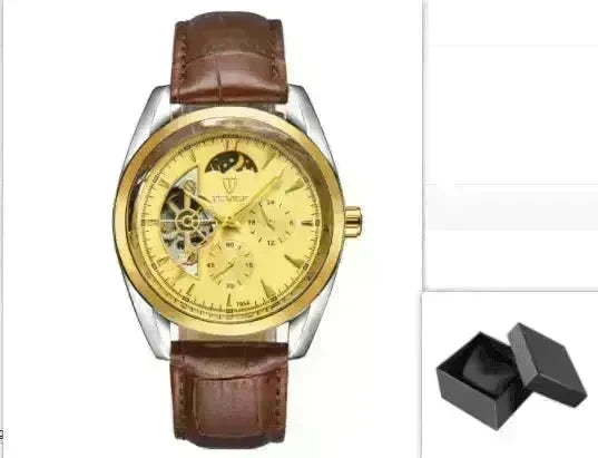P Katwis Tourbillon watches: Men's starburst waterproof automatic mechanical. - EX-STOCK CANADA