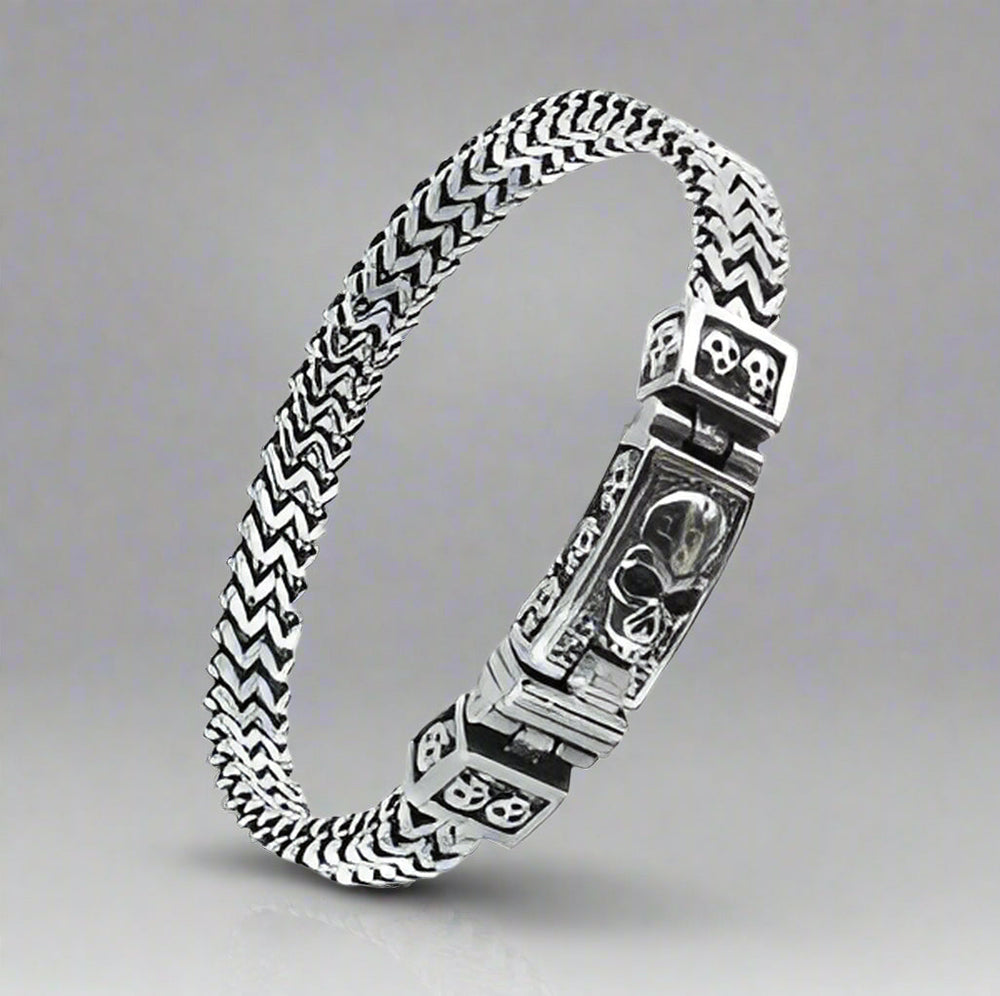 GoSteel Men's Skull ID Bracelet EX-STOCK Canada 