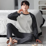 Pajamas Men's Cotton Long Sleeve  EX-STOCK CANADA