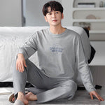 Pajamas Men's Cotton Long Sleeve  EX-STOCK CANADA