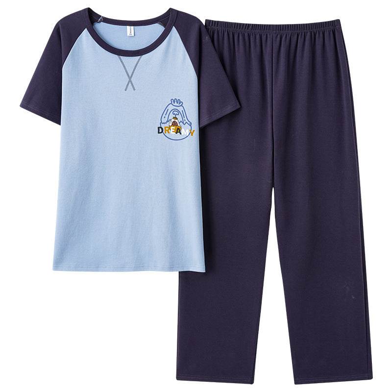 Pajamas Men's Short-sleeved Trousers Summer  EX-STOCK CANADA