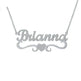 Personalized Name Heart Iced Out Pendants Necklace - EX-STOCK Canada