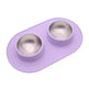 Pet Anti-skid Anti-splash Silicone Stainless Steel Bowl For Pet - EX-STOCK Canada
