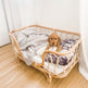 Pet Bed Handmade Rattan Woven Pet Bed Sofa For Dogs EX-STOCK Canada 
