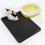 Pet Cat Litter Mat Pet Supplies EVA Double Cat Litter Mat EX-STOCK Canada 