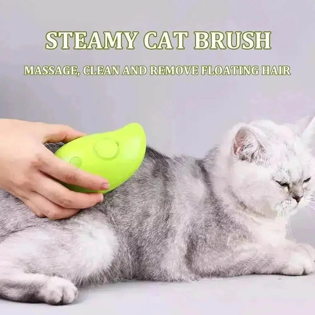 Pet Electric Spray Massage Comb Steam Brush - EX-STOCK Canada