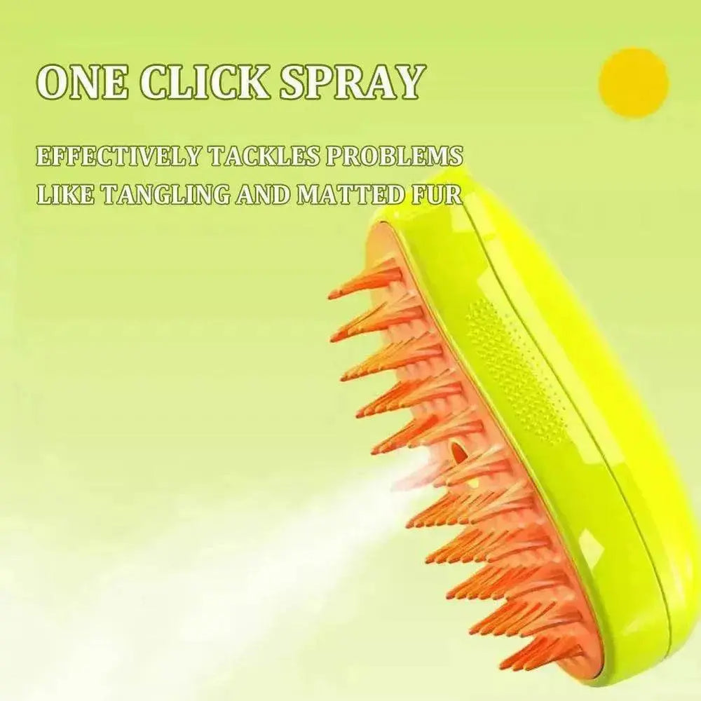 Pet Electric Spray Massage Comb Steam Brush - EX-STOCK Canada