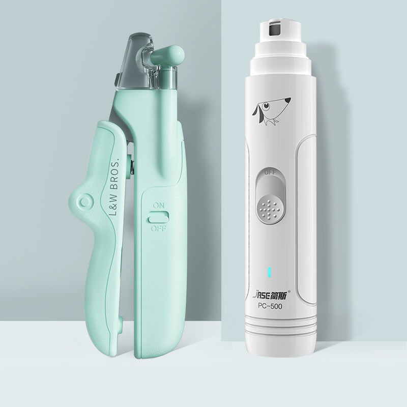 Pet Nail Clippers With LED Light Dogs Cat Nail Scissors Professional Trimmer Tool Care Grooming Supplies EX-STOCK Canada 