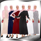 Plain Color Simple Saudi Arabian Arab Dress - EX-STOCK Canada