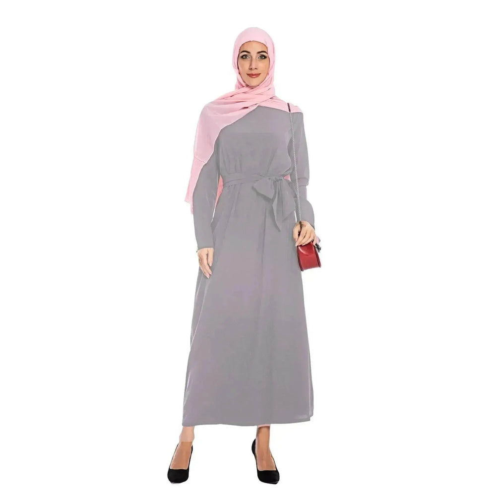 Plain Color Simple Saudi Arabian Arab Dress - EX-STOCK Canada
