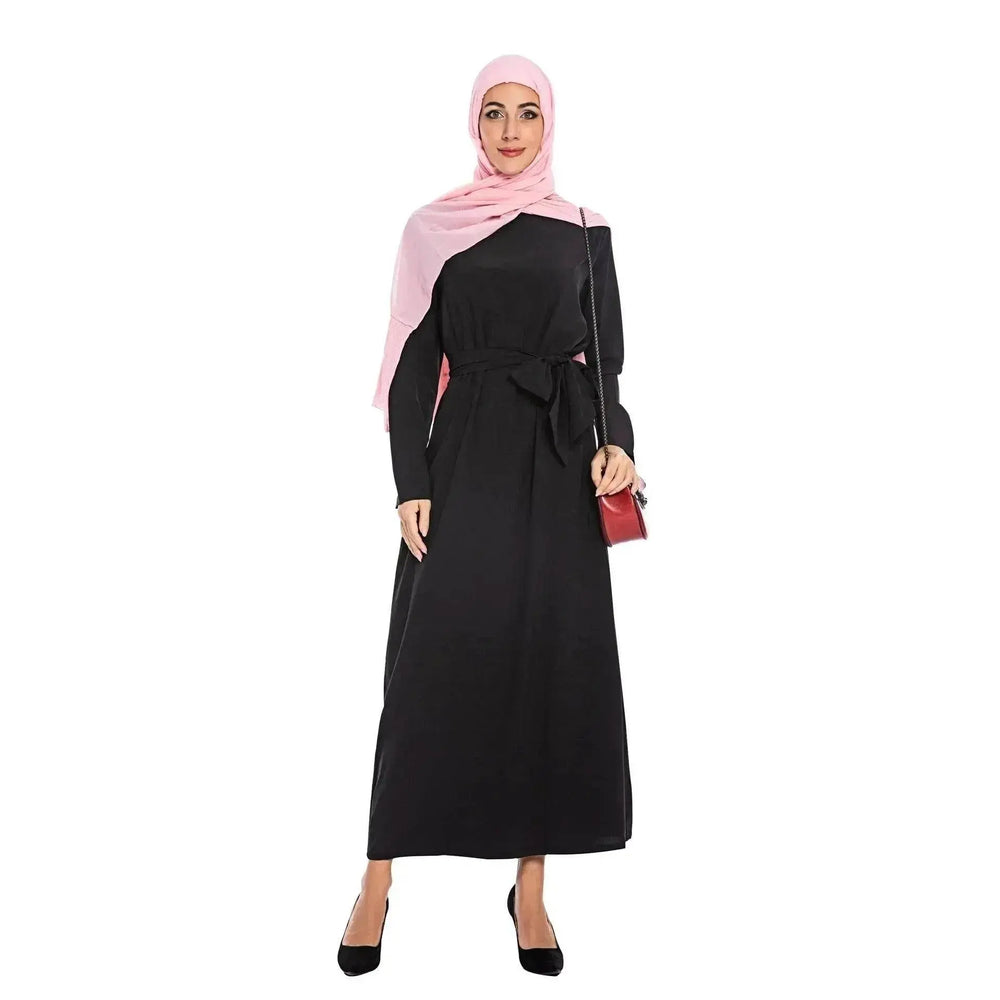 Plain Color Simple Saudi Arabian Arab Dress - EX-STOCK Canada