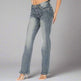Platinum Plush Women's Rhinestone Motorcycle Bootcut Jeans EX-STOCK Canada 