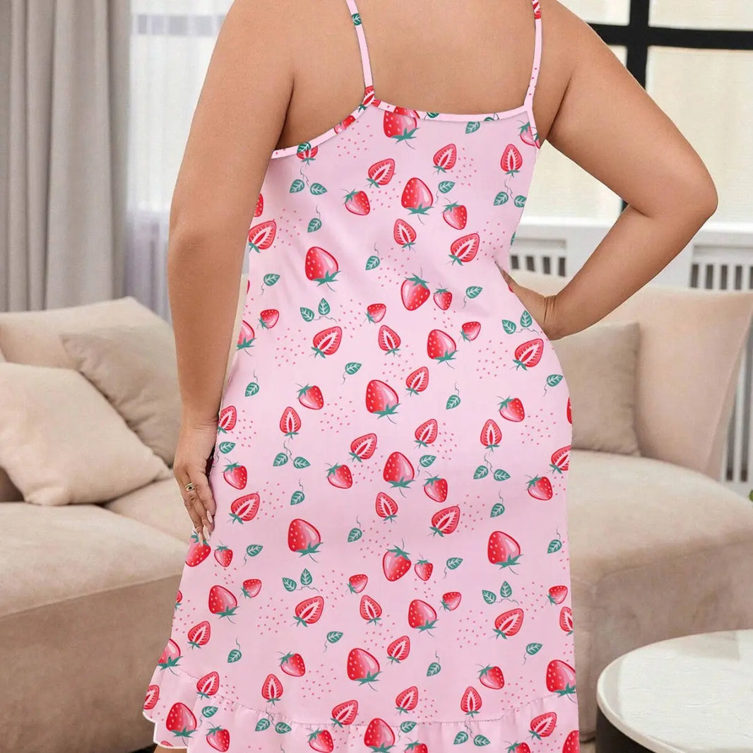 Plus Size Pajamas For Women Round Neck Thin - EX-STOCK Canada