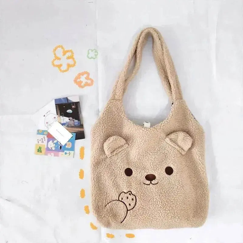 Plush Bag Cute Bear Stereo Ears - EX-STOCK Canada