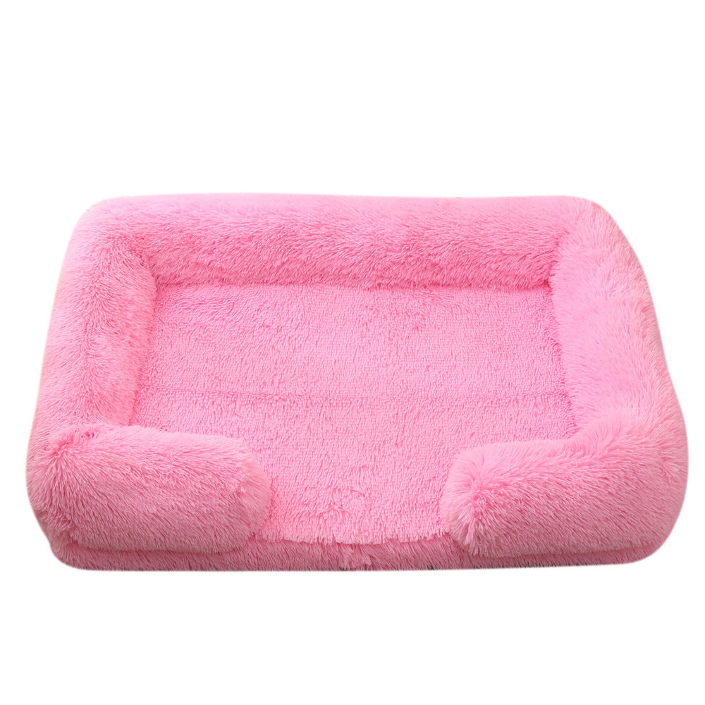 Plush Round Pet Bed Dog Bed Winter EX-STOCK Canada 