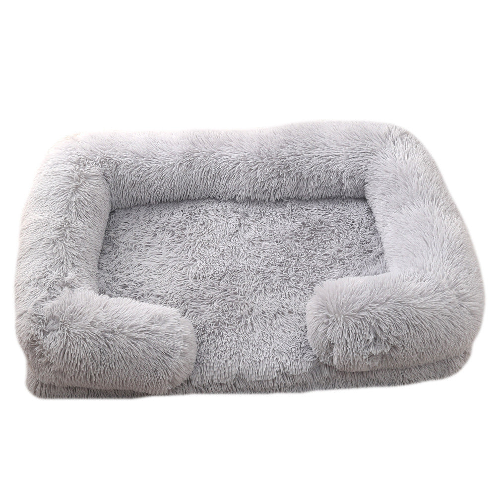 Plush Round Pet Bed Dog Bed Winter EX-STOCK Canada 