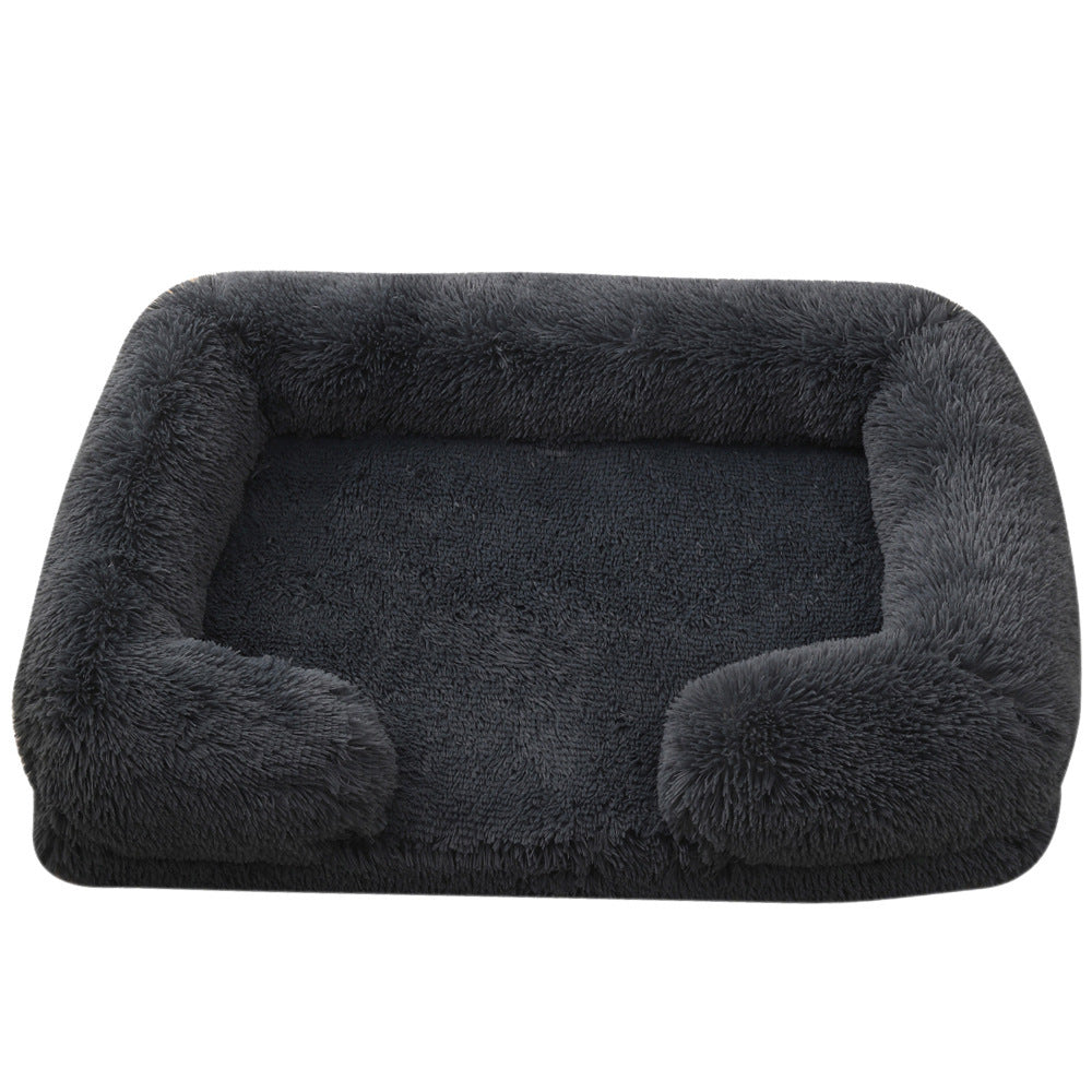 Plush Round Pet Bed Dog Bed Winter EX-STOCK Canada 