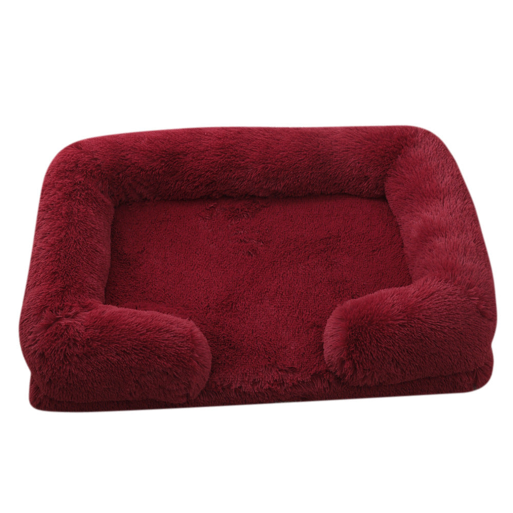 Plush Round Pet Bed Dog Bed Winter EX-STOCK Canada 