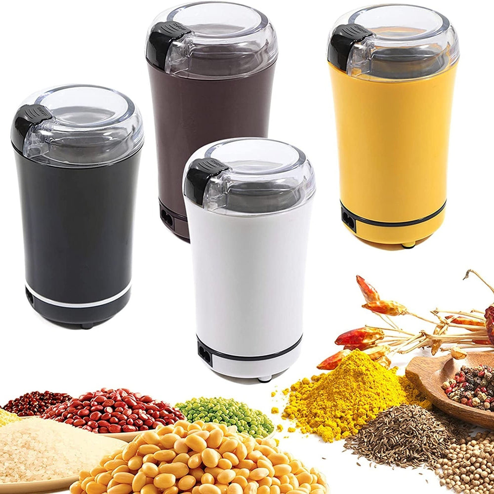 Portable Electric Coffee Bean Grinder Mill Kitchen Tool Herbs Salt Pepper Spices Nuts Grains Mini Medicine Flour Powder Crusher EX-STOCK Canada 